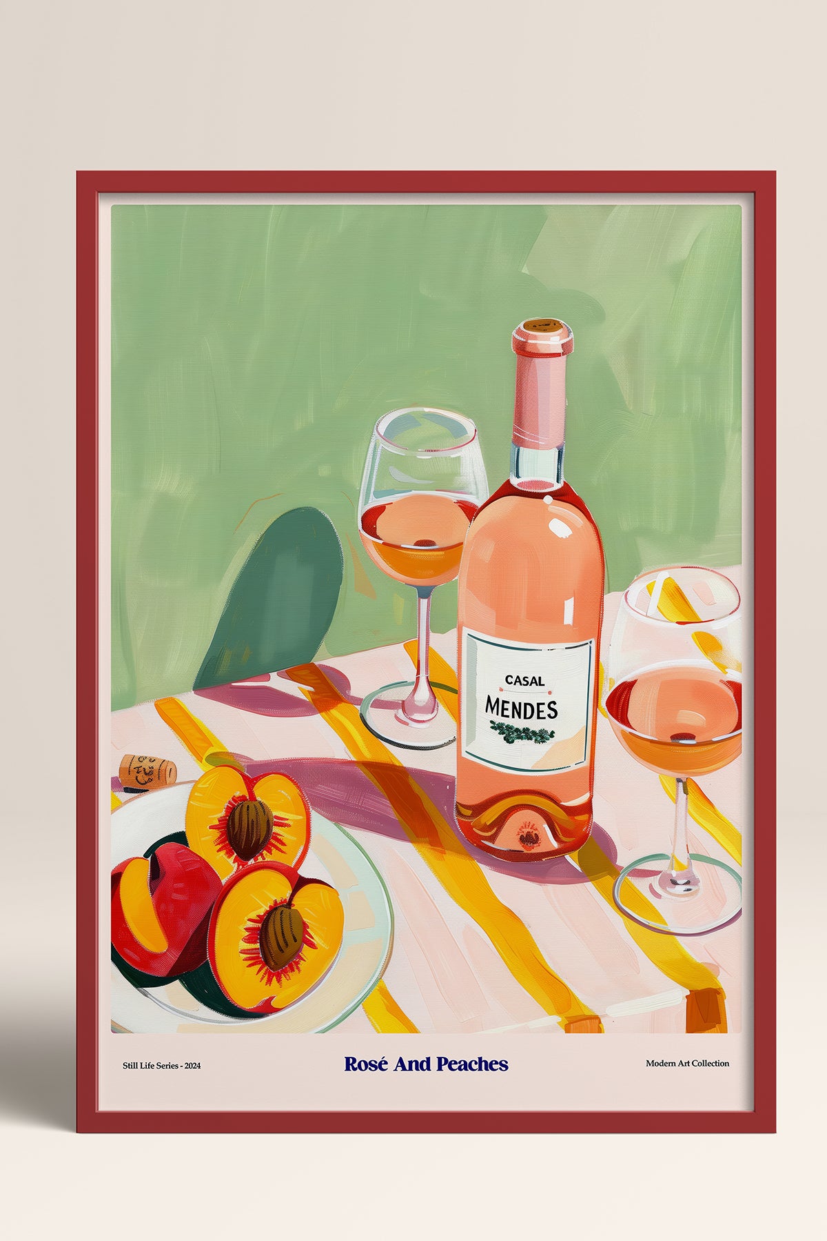 HOMEPACK Ahşap Çerçeveli Tablo Çerçeveli Poster Sanatsal Modern Duvar Dekoru TK-1410