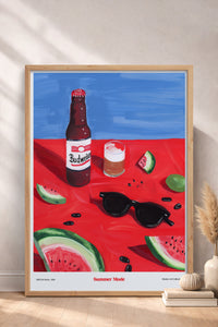 HOMEPACK Ahşap Çerçeveli Tablo Çerçeveli Poster Sanatsal Modern Duvar Dekoru TK-1412