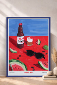 HOMEPACK Ahşap Çerçeveli Tablo Çerçeveli Poster Sanatsal Modern Duvar Dekoru TK-1412