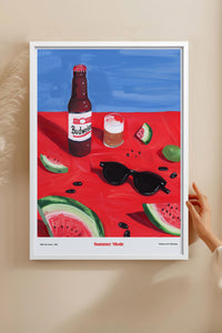 HOMEPACK Ahşap Çerçeveli Tablo Çerçeveli Poster Sanatsal Modern Duvar Dekoru TK-1412