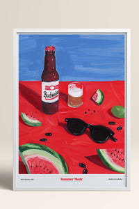 HOMEPACK Ahşap Çerçeveli Tablo Çerçeveli Poster Sanatsal Modern Duvar Dekoru TK-1412