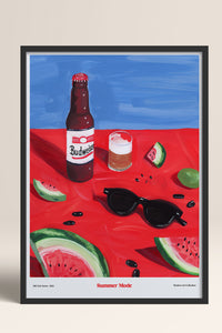 HOMEPACK Ahşap Çerçeveli Tablo Çerçeveli Poster Sanatsal Modern Duvar Dekoru TK-1412