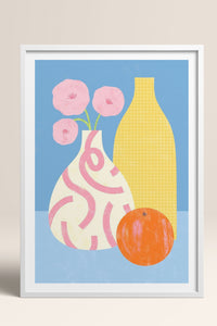 HOMEPACK Ahşap Çerçeveli Tablo Çerçeveli Poster Sanatsal Modern Duvar Dekoru TK-1419