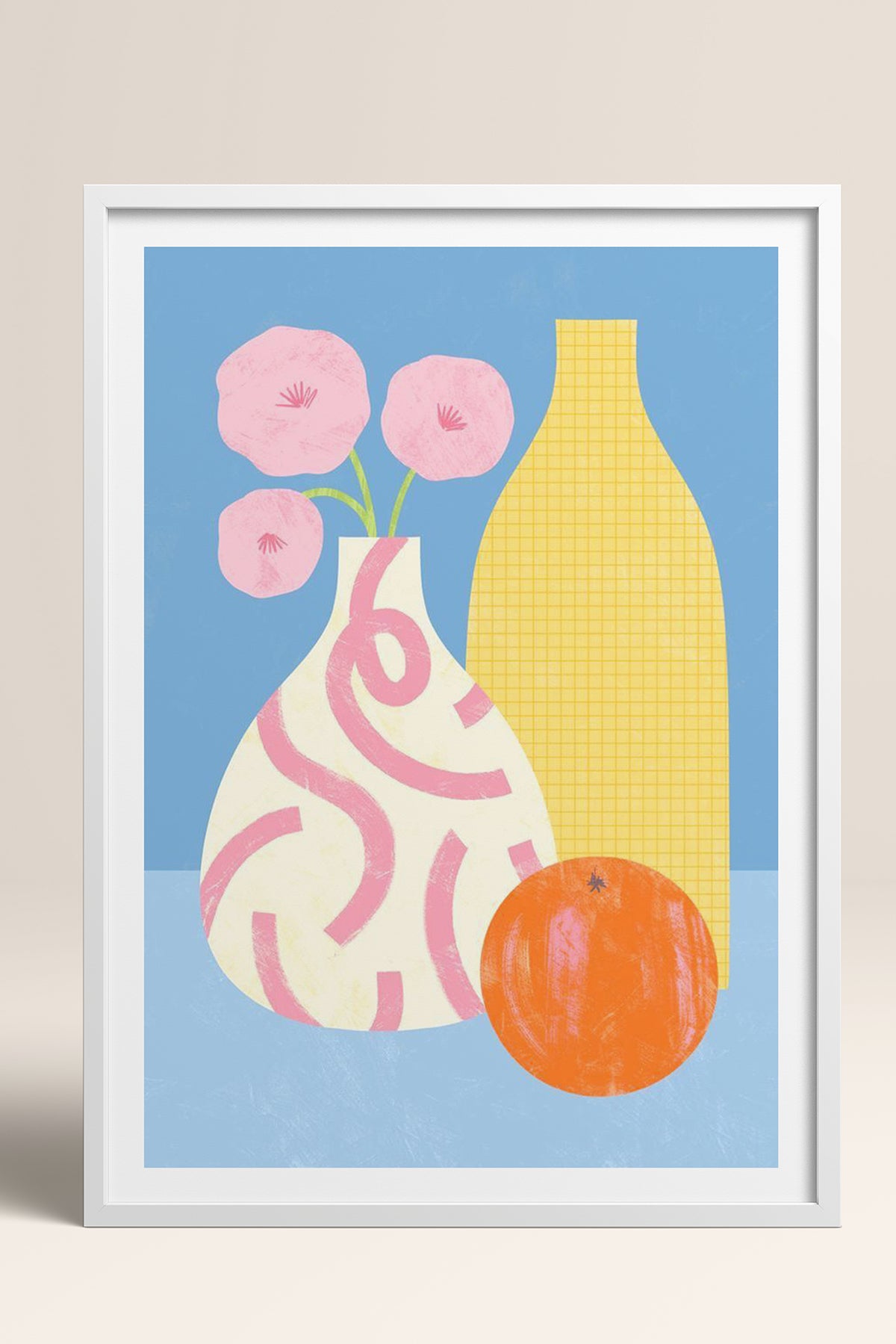 HOMEPACK Ahşap Çerçeveli Tablo Çerçeveli Poster Sanatsal Modern Duvar Dekoru TK-1419