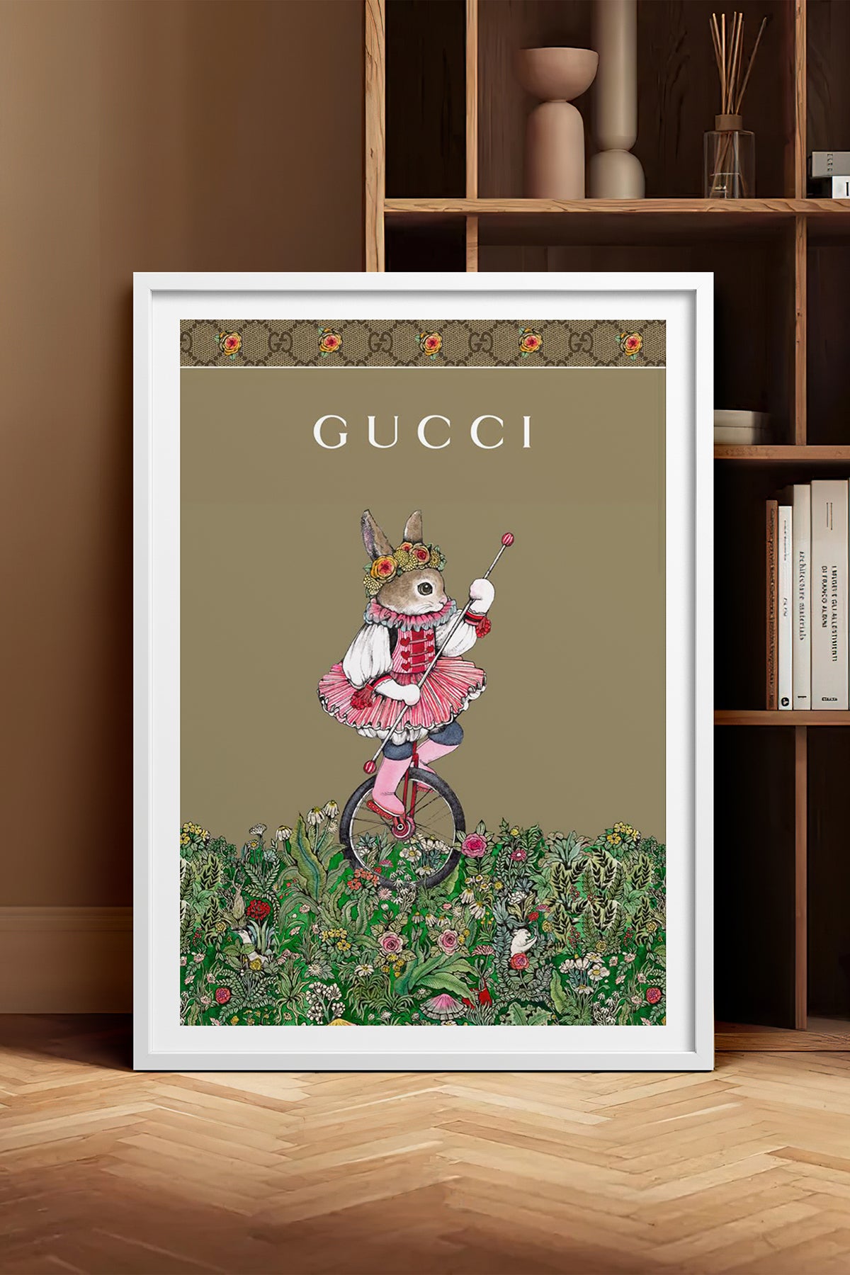 HOMEPACK Ahşap Çerçeveli Tablo Çerçeveli Poster Sanatsal Modern Duvar Dekoru TK-1421