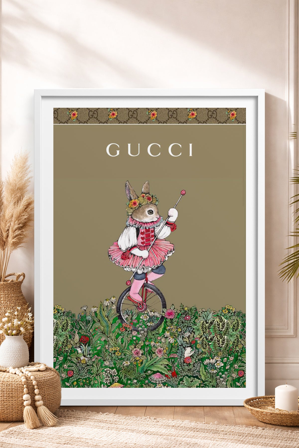 HOMEPACK Ahşap Çerçeveli Tablo Çerçeveli Poster Sanatsal Modern Duvar Dekoru TK-1421