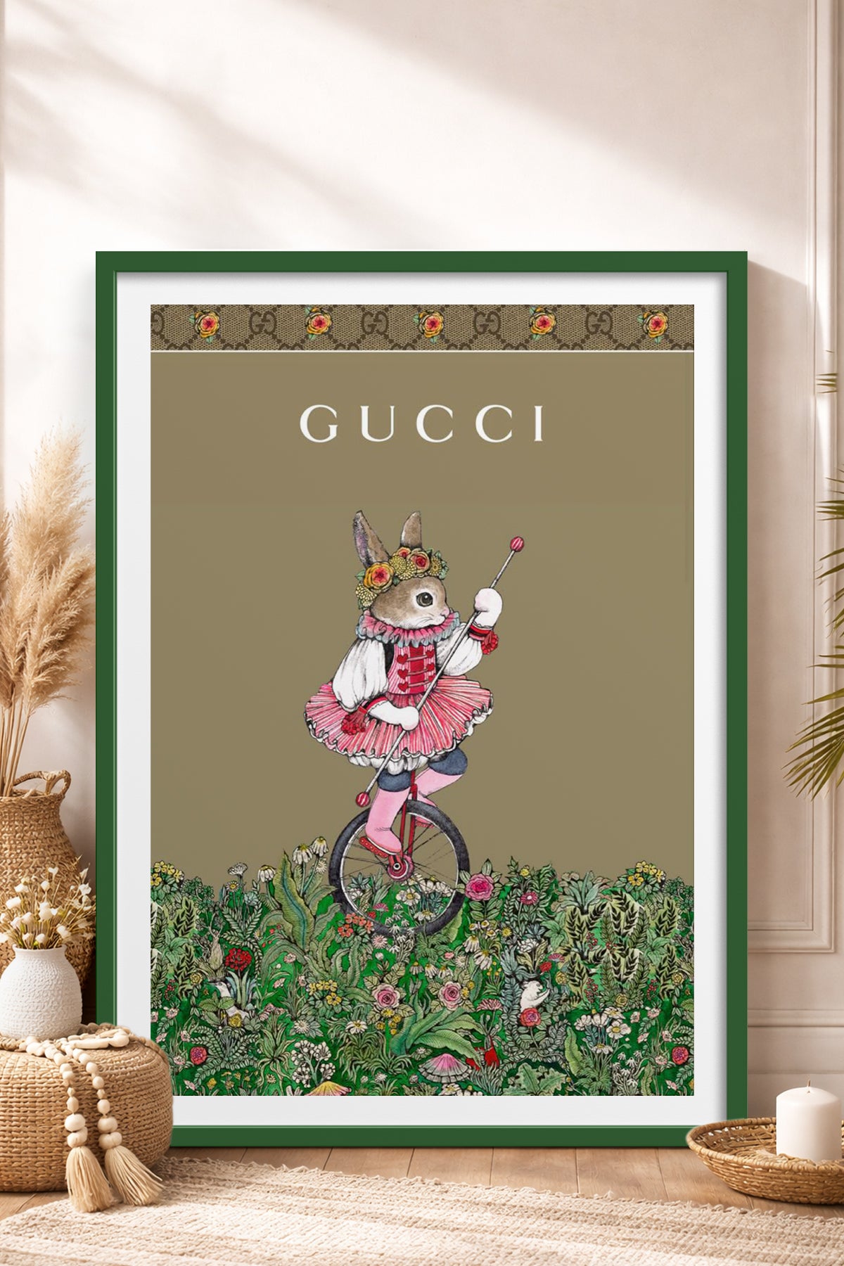 HOMEPACK Ahşap Çerçeveli Tablo Çerçeveli Poster Sanatsal Modern Duvar Dekoru TK-1421