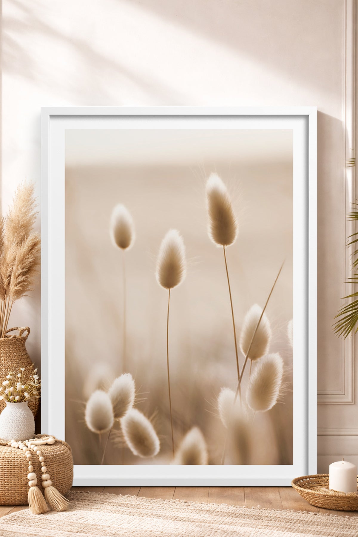 HOMEPACK Ahşap Çerçeveli Tablo Çerçeveli Poster Sanatsal Modern Duvar Dekoru TK-1423