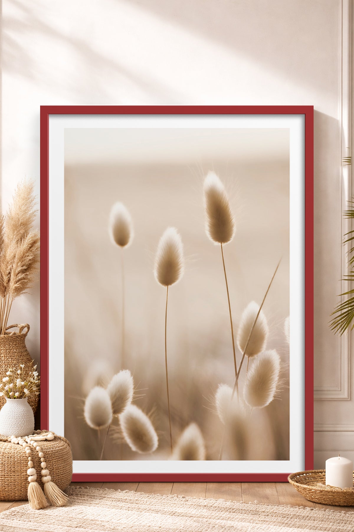 HOMEPACK Ahşap Çerçeveli Tablo Çerçeveli Poster Sanatsal Modern Duvar Dekoru TK-1423