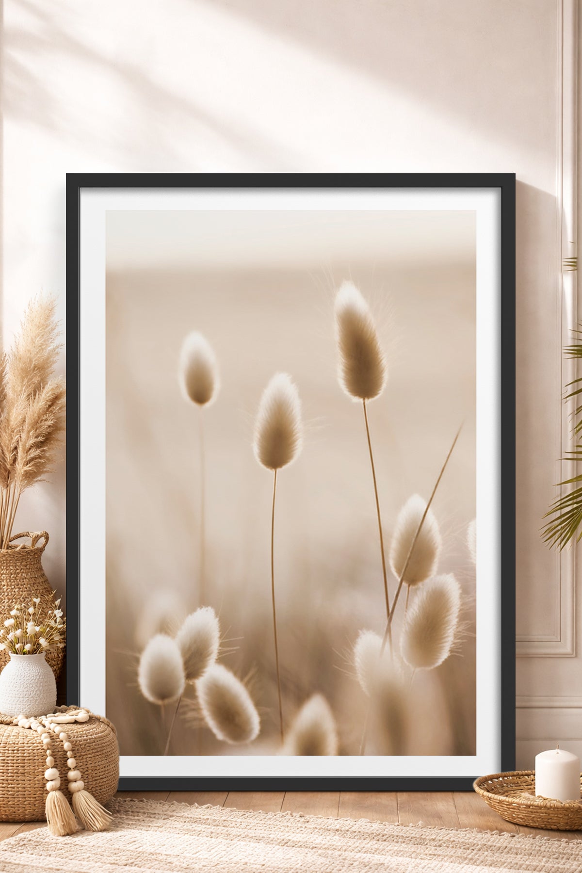 HOMEPACK Ahşap Çerçeveli Tablo Çerçeveli Poster Sanatsal Modern Duvar Dekoru TK-1423