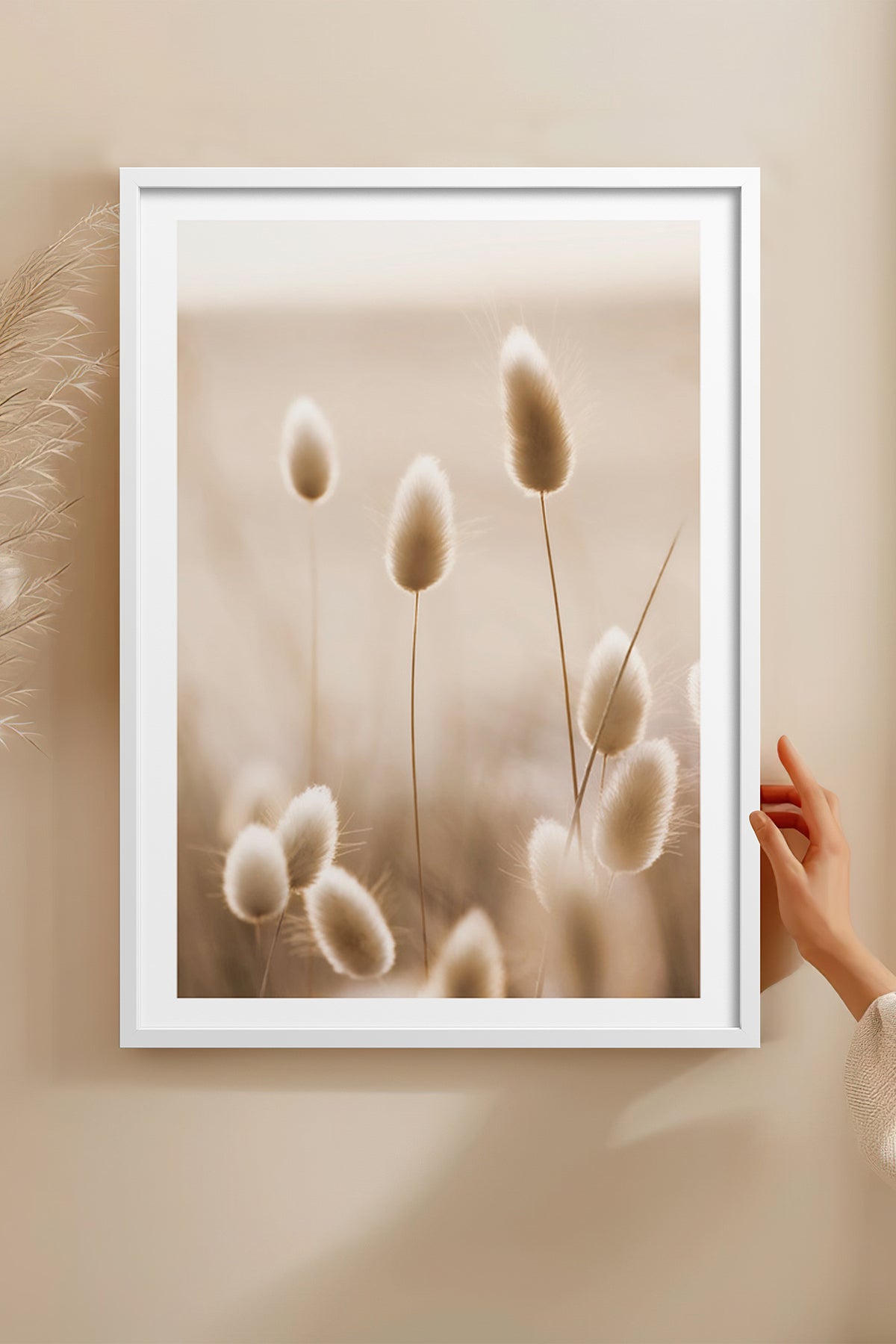 HOMEPACK Ahşap Çerçeveli Tablo Çerçeveli Poster Sanatsal Modern Duvar Dekoru TK-1423