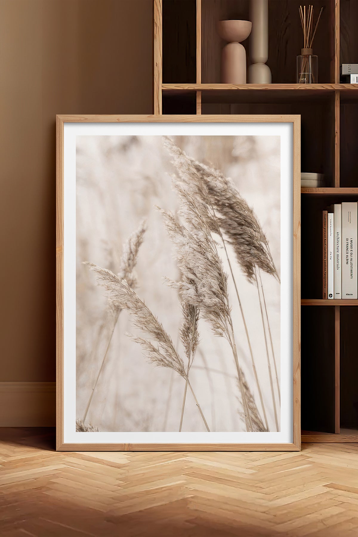 HOMEPACK Ahşap Çerçeveli Tablo Çerçeveli Poster Sanatsal Modern Duvar Dekoru TK-1424