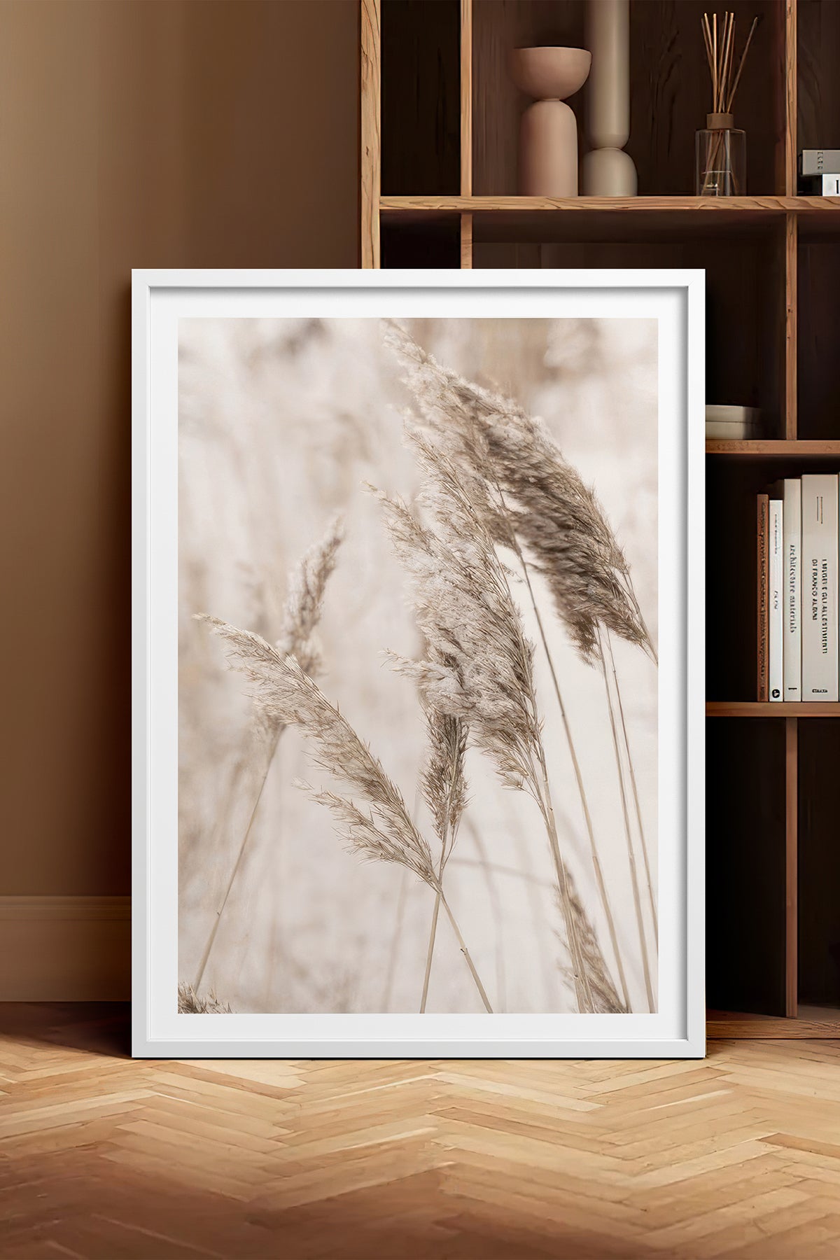 HOMEPACK Ahşap Çerçeveli Tablo Çerçeveli Poster Sanatsal Modern Duvar Dekoru TK-1424