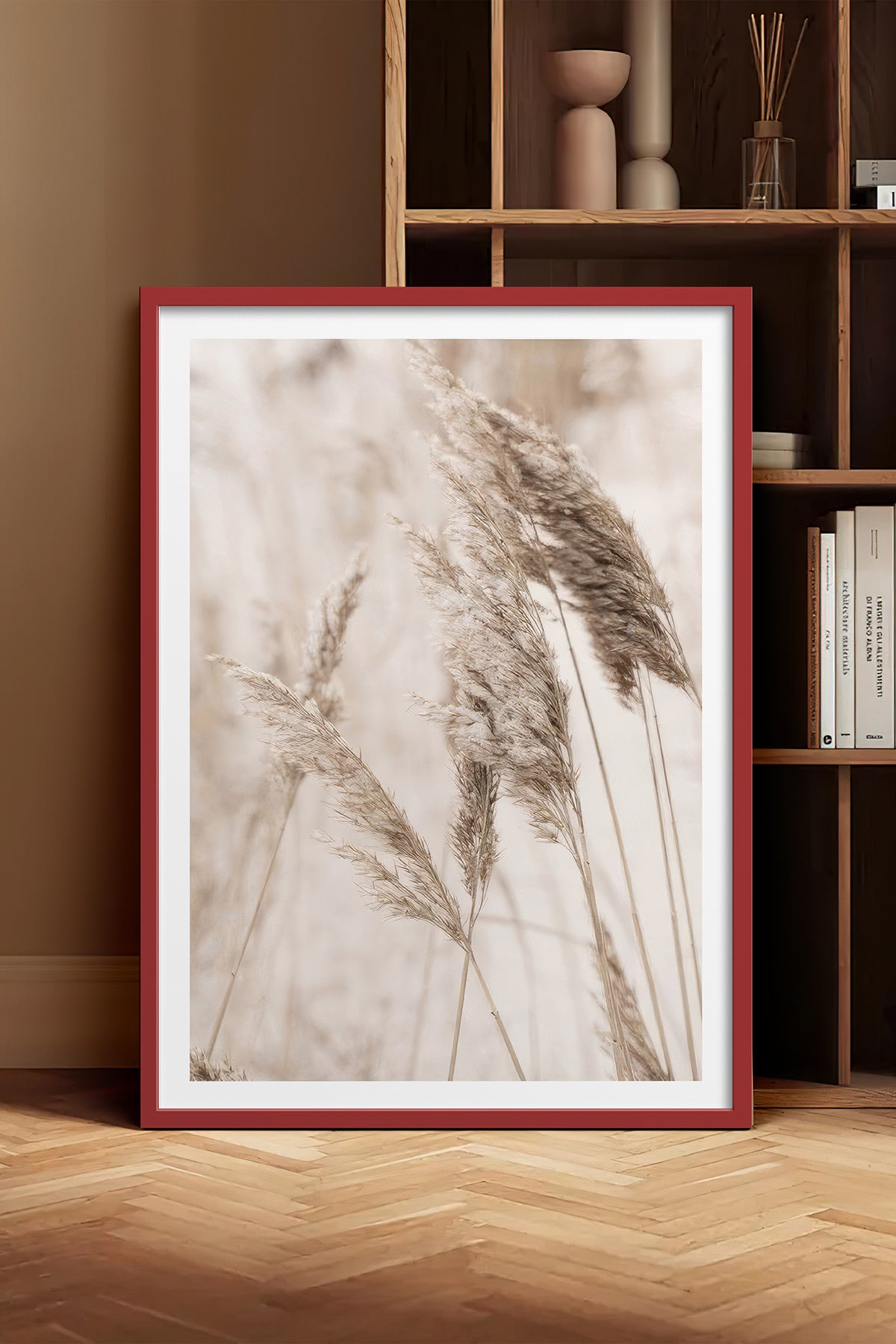 HOMEPACK Ahşap Çerçeveli Tablo Çerçeveli Poster Sanatsal Modern Duvar Dekoru TK-1424