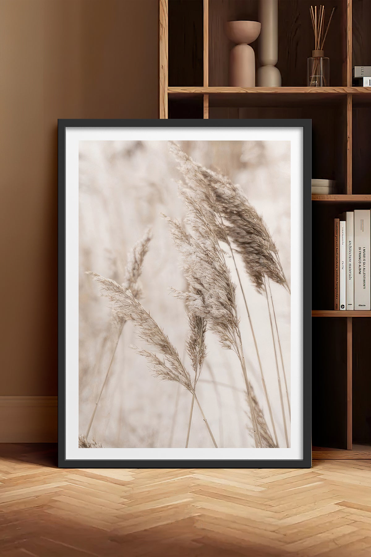 HOMEPACK Ahşap Çerçeveli Tablo Çerçeveli Poster Sanatsal Modern Duvar Dekoru TK-1424