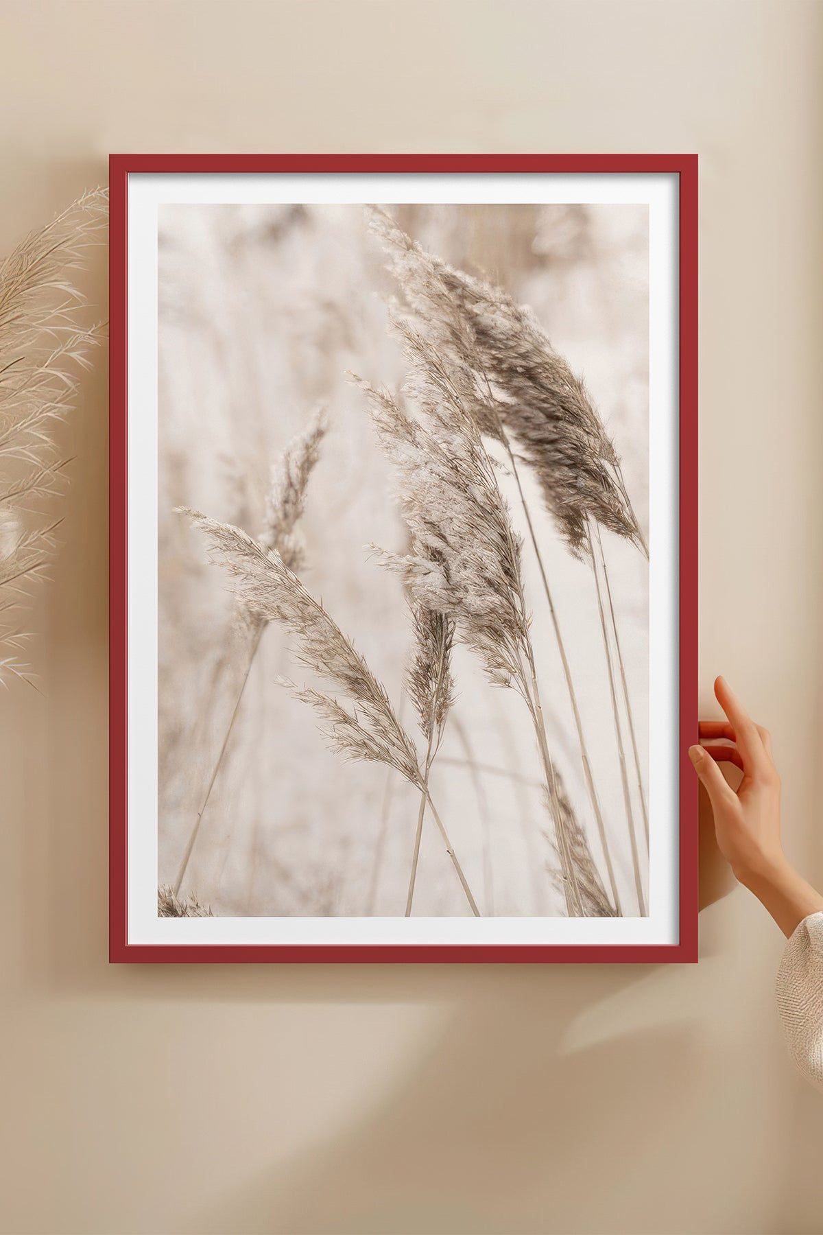 HOMEPACK Ahşap Çerçeveli Tablo Çerçeveli Poster Sanatsal Modern Duvar Dekoru TK-1424
