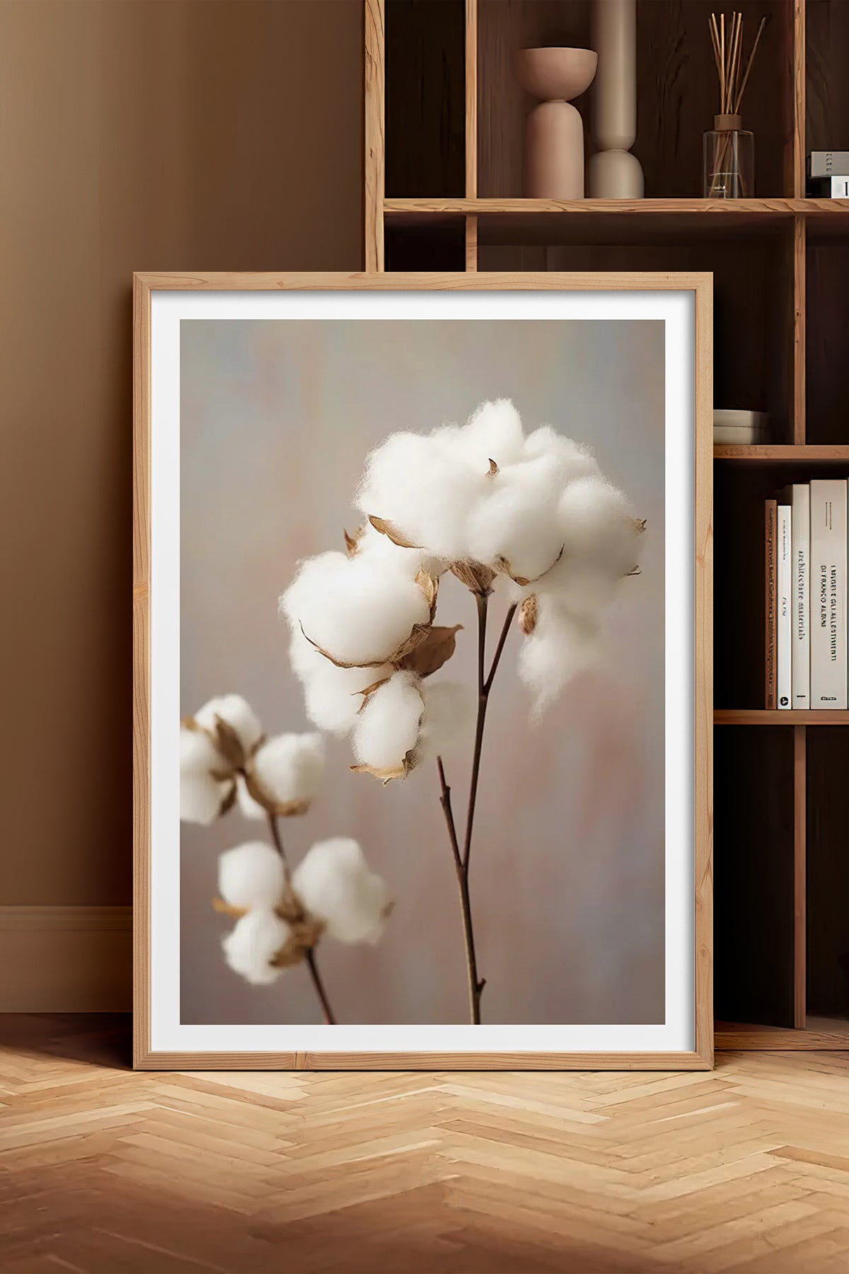 HOMEPACK Ahşap Çerçeveli Tablo Çerçeveli Poster Sanatsal Modern Duvar Dekoru TK-1425