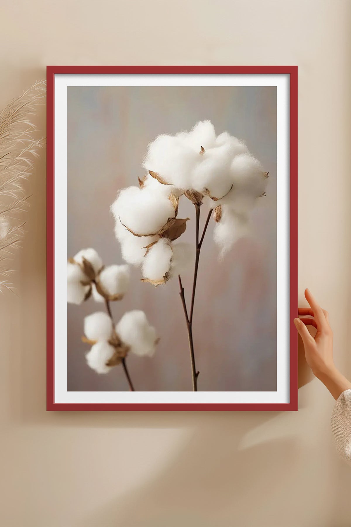 HOMEPACK Ahşap Çerçeveli Tablo Çerçeveli Poster Sanatsal Modern Duvar Dekoru TK-1425