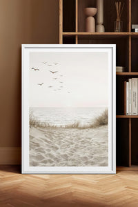 HOMEPACK Ahşap Çerçeveli Tablo Çerçeveli Poster Sanatsal Modern Duvar Dekoru TK-1426