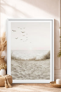 HOMEPACK Ahşap Çerçeveli Tablo Çerçeveli Poster Sanatsal Modern Duvar Dekoru TK-1426