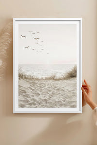 HOMEPACK Ahşap Çerçeveli Tablo Çerçeveli Poster Sanatsal Modern Duvar Dekoru TK-1426
