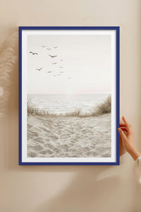 HOMEPACK Ahşap Çerçeveli Tablo Çerçeveli Poster Sanatsal Modern Duvar Dekoru TK-1426