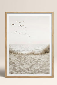 HOMEPACK Ahşap Çerçeveli Tablo Çerçeveli Poster Sanatsal Modern Duvar Dekoru TK-1426