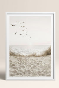 HOMEPACK Ahşap Çerçeveli Tablo Çerçeveli Poster Sanatsal Modern Duvar Dekoru TK-1426