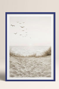 HOMEPACK Ahşap Çerçeveli Tablo Çerçeveli Poster Sanatsal Modern Duvar Dekoru TK-1426