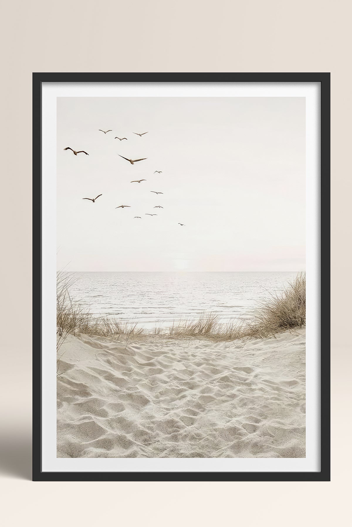 HOMEPACK Ahşap Çerçeveli Tablo Çerçeveli Poster Sanatsal Modern Duvar Dekoru TK-1426
