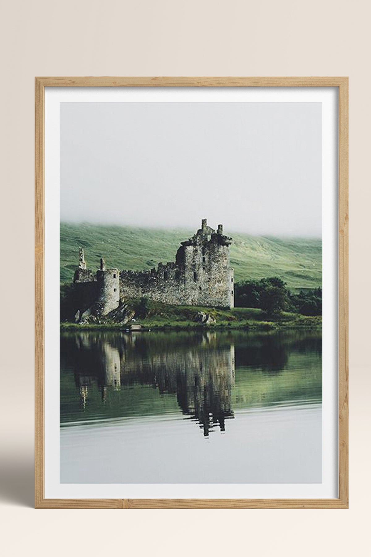 HOMEPACK Ahşap Çerçeveli Tablo Çerçeveli Poster Sanatsal Modern Duvar Dekoru TK-1427
