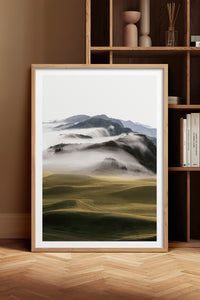 HOMEPACK Ahşap Çerçeveli Tablo Çerçeveli Poster Sanatsal Modern Duvar Dekoru TK-1428