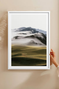 HOMEPACK Ahşap Çerçeveli Tablo Çerçeveli Poster Sanatsal Modern Duvar Dekoru TK-1428