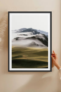 HOMEPACK Ahşap Çerçeveli Tablo Çerçeveli Poster Sanatsal Modern Duvar Dekoru TK-1428