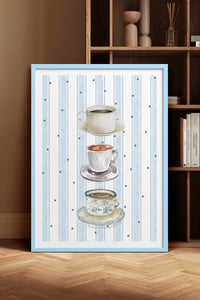 HOMEPACK Ahşap Çerçeveli Tablo Çerçeveli Poster Sanatsal Modern Duvar Dekoru TK-1430
