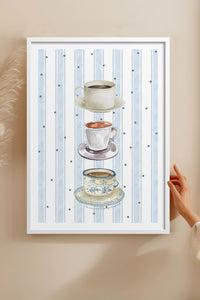 HOMEPACK Ahşap Çerçeveli Tablo Çerçeveli Poster Sanatsal Modern Duvar Dekoru TK-1430