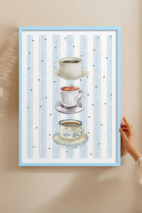 HOMEPACK Ahşap Çerçeveli Tablo Çerçeveli Poster Sanatsal Modern Duvar Dekoru TK-1430