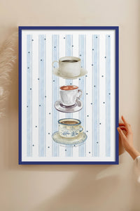 HOMEPACK Ahşap Çerçeveli Tablo Çerçeveli Poster Sanatsal Modern Duvar Dekoru TK-1430