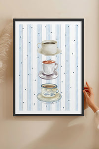 HOMEPACK Ahşap Çerçeveli Tablo Çerçeveli Poster Sanatsal Modern Duvar Dekoru TK-1430