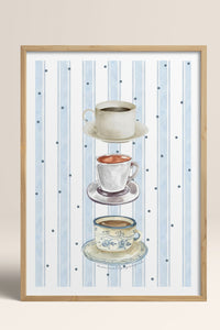 HOMEPACK Ahşap Çerçeveli Tablo Çerçeveli Poster Sanatsal Modern Duvar Dekoru TK-1430