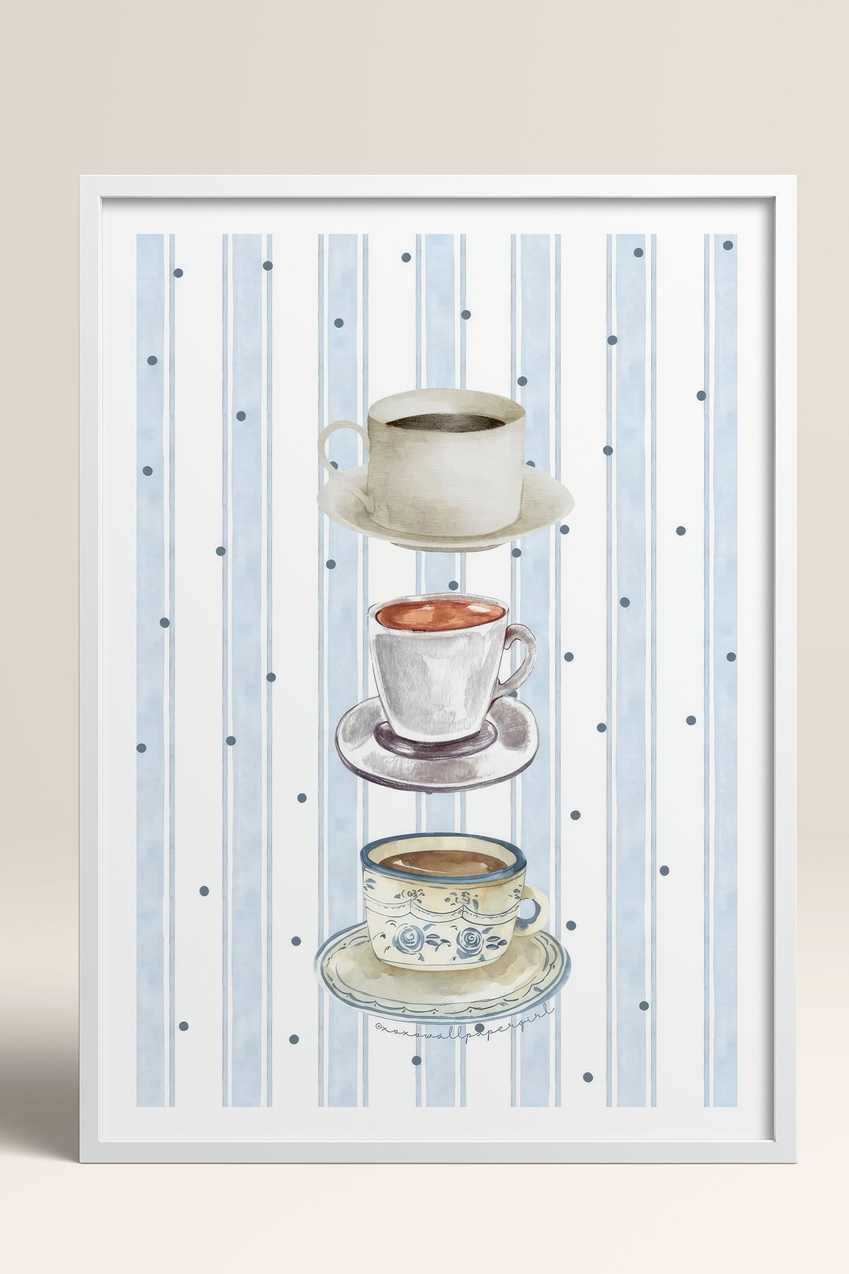 HOMEPACK Ahşap Çerçeveli Tablo Çerçeveli Poster Sanatsal Modern Duvar Dekoru TK-1430