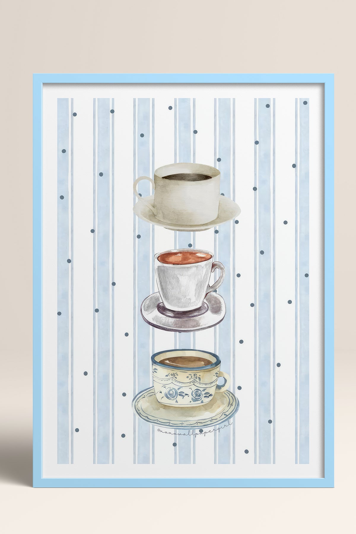 HOMEPACK Ahşap Çerçeveli Tablo Çerçeveli Poster Sanatsal Modern Duvar Dekoru TK-1430
