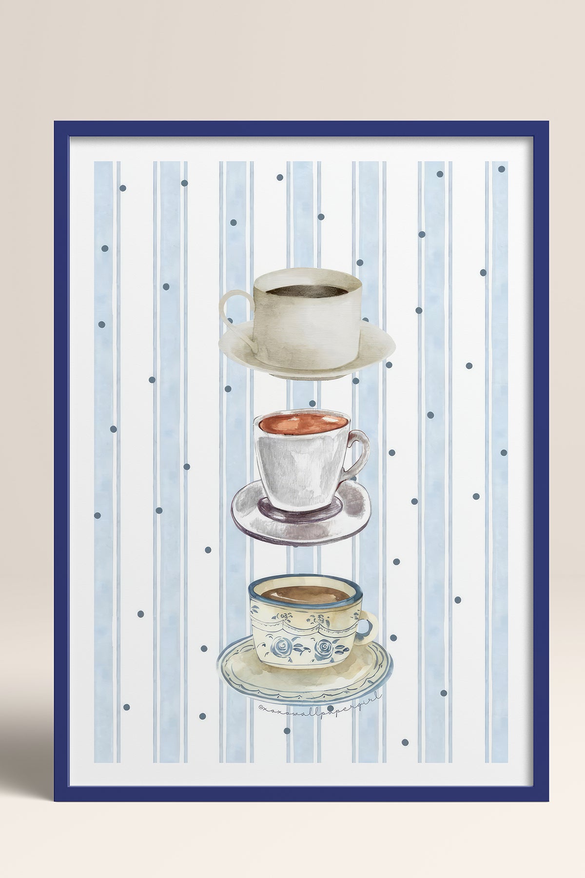 HOMEPACK Ahşap Çerçeveli Tablo Çerçeveli Poster Sanatsal Modern Duvar Dekoru TK-1430
