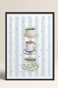 HOMEPACK Ahşap Çerçeveli Tablo Çerçeveli Poster Sanatsal Modern Duvar Dekoru TK-1430