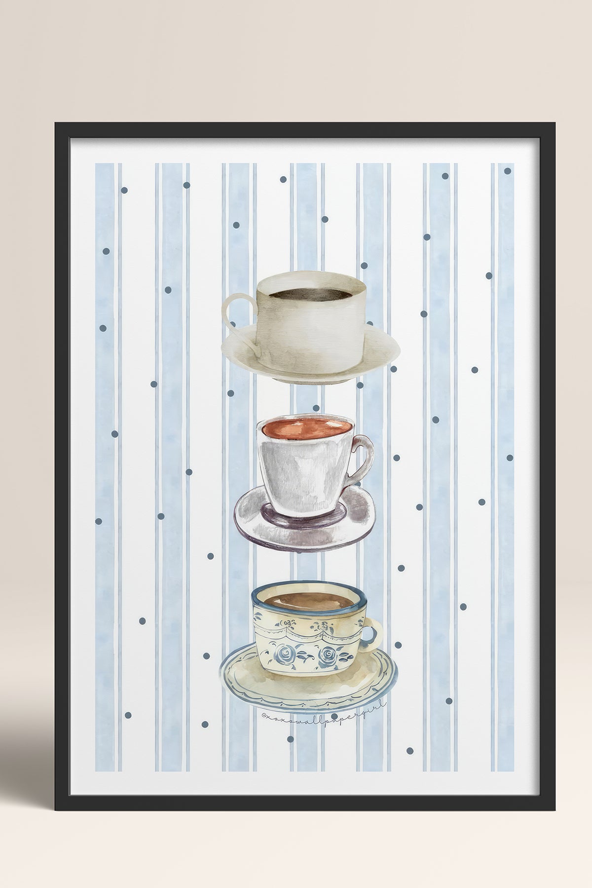 HOMEPACK Ahşap Çerçeveli Tablo Çerçeveli Poster Sanatsal Modern Duvar Dekoru TK-1430
