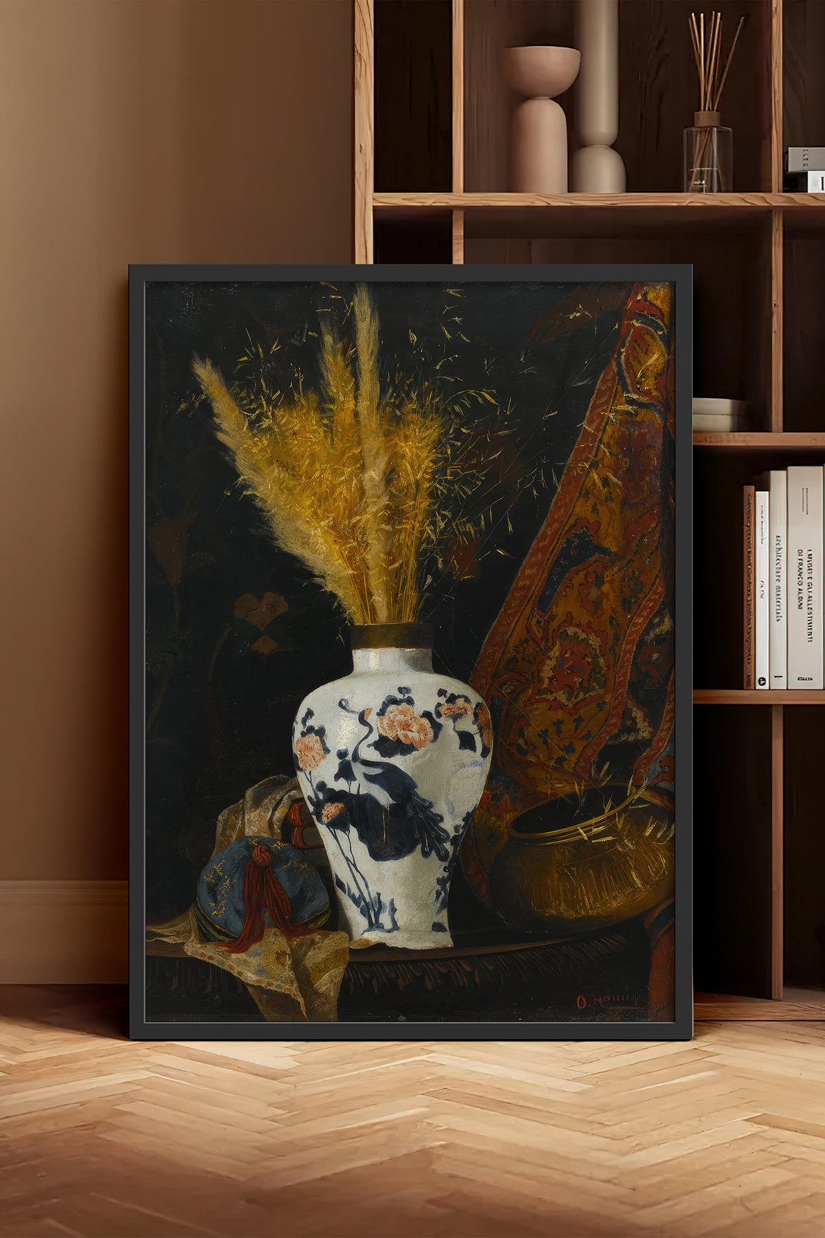 HOMEPACK Ahşap Çerçeveli Tablo Çerçeveli Poster Sanatsal Modern Duvar Dekoru TK-1431