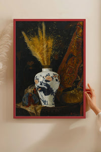 HOMEPACK Ahşap Çerçeveli Tablo Çerçeveli Poster Sanatsal Modern Duvar Dekoru TK-1431