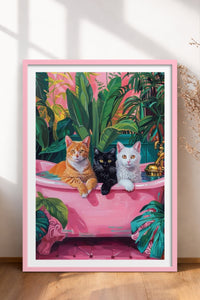 HOMEPACK Ahşap Çerçeveli Tablo Çerçeveli Poster Sanatsal Modern Duvar Dekoru TK-729