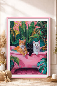 HOMEPACK Ahşap Çerçeveli Tablo Çerçeveli Poster Sanatsal Modern Duvar Dekoru TK-729
