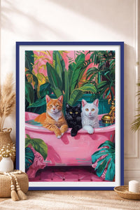 HOMEPACK Ahşap Çerçeveli Tablo Çerçeveli Poster Sanatsal Modern Duvar Dekoru TK-729